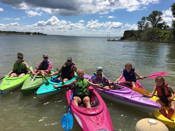 People in a Kayak