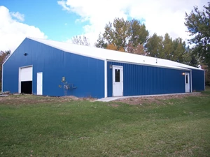 Outside view of skating rink