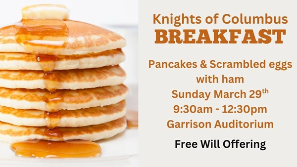 Image showing Knights of Columbus Breakfast in Garrison North Dakota