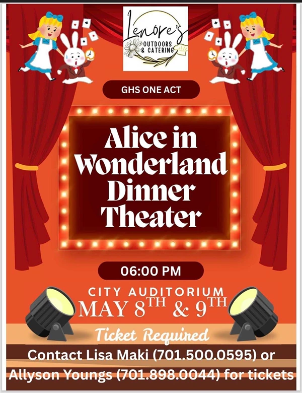 Image showing Alice in Wonderland Dinner Theater in Garrison North Dakota