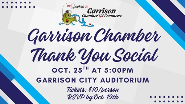 Image showing Garrison Chamber of Commerce Thank You Social in Garrison North Dakota