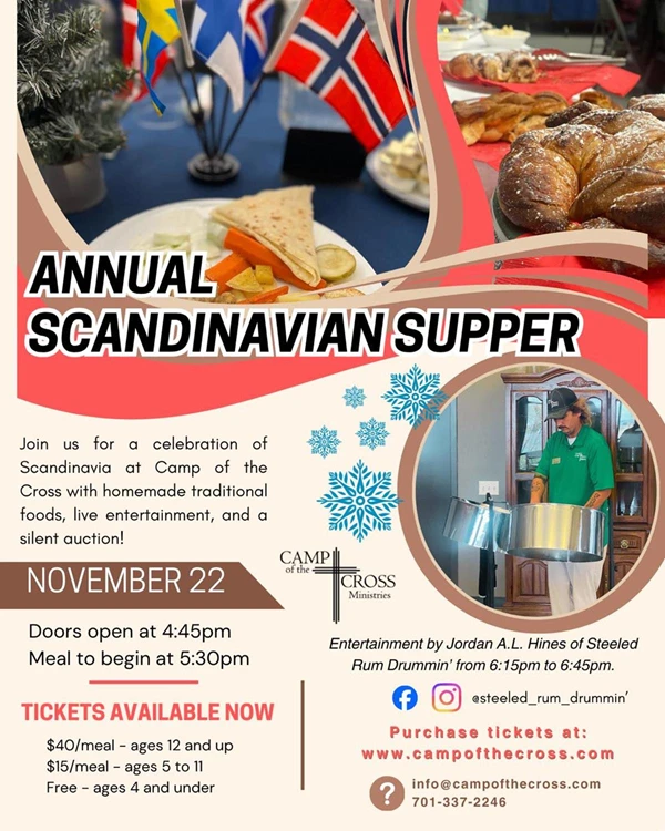 Image showing Scandinavian Supper at Camp of the Cross in Garrison North Dakota
